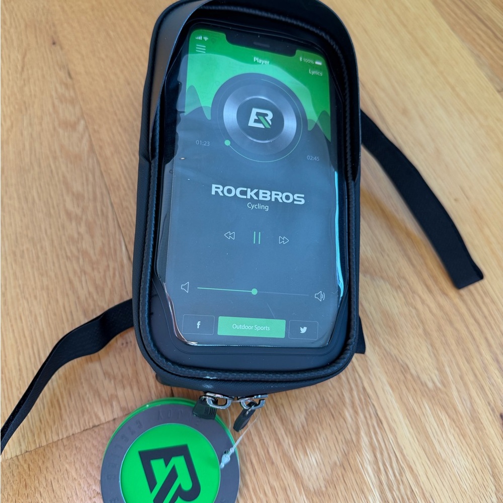 ROCKBROS Waterproof Bike Frame Bag for Phones & Gear